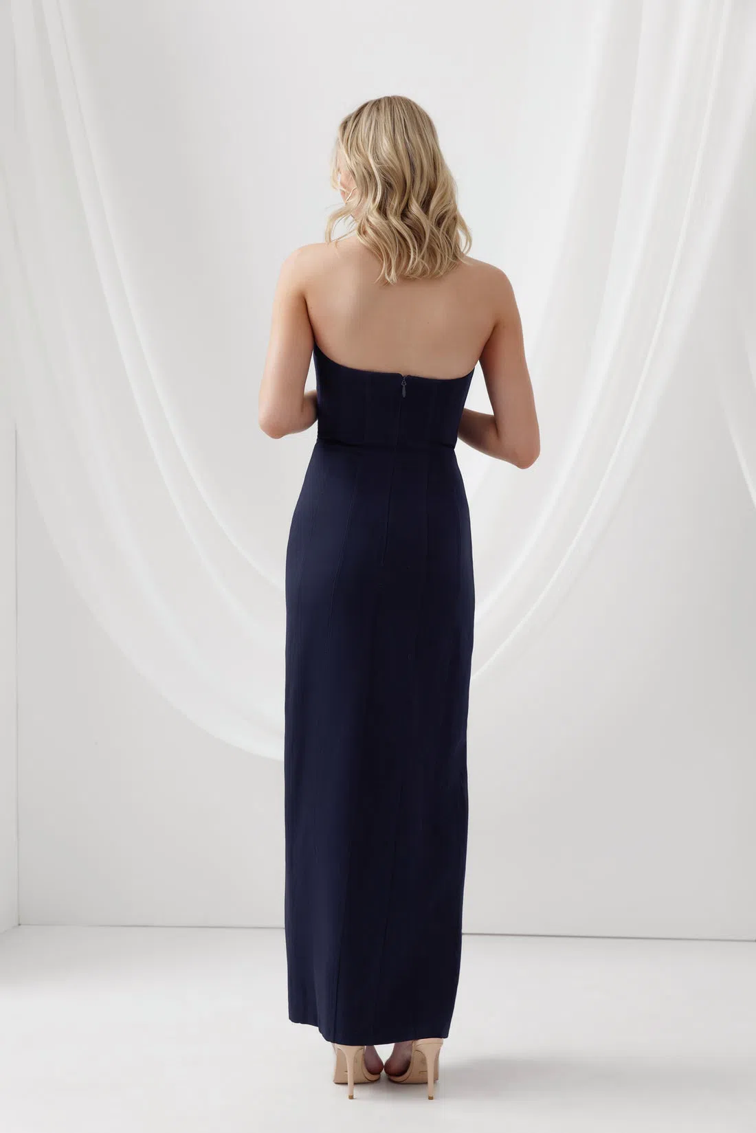 fog blue bridesmaid dresses Dusty Blue A-line Chiffon One Shoulder Long Bridesmaid Dresses, MB132 –  Musebridals main image 0