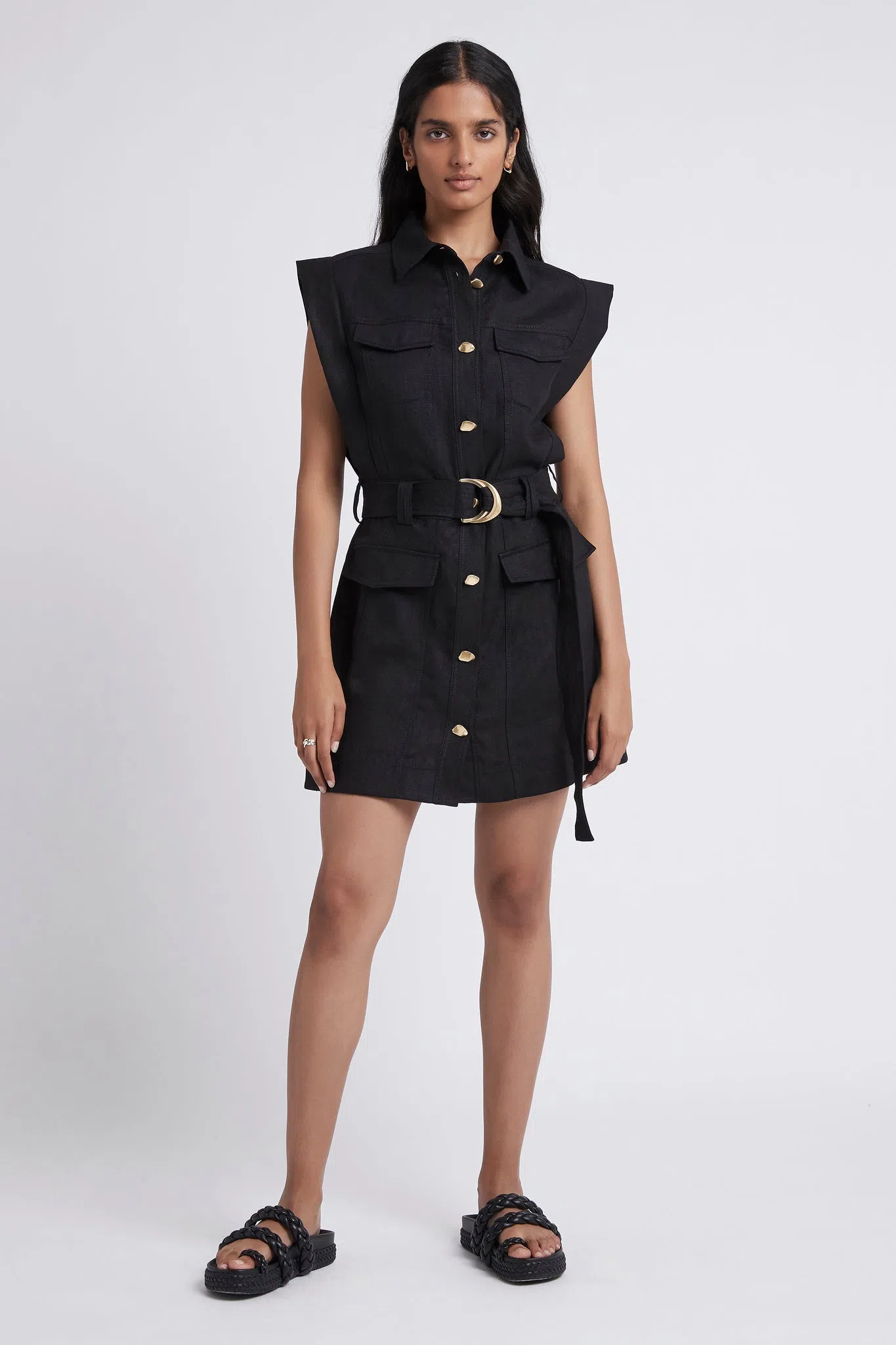Aje Eloise Dress Black Size 6 | The Volte