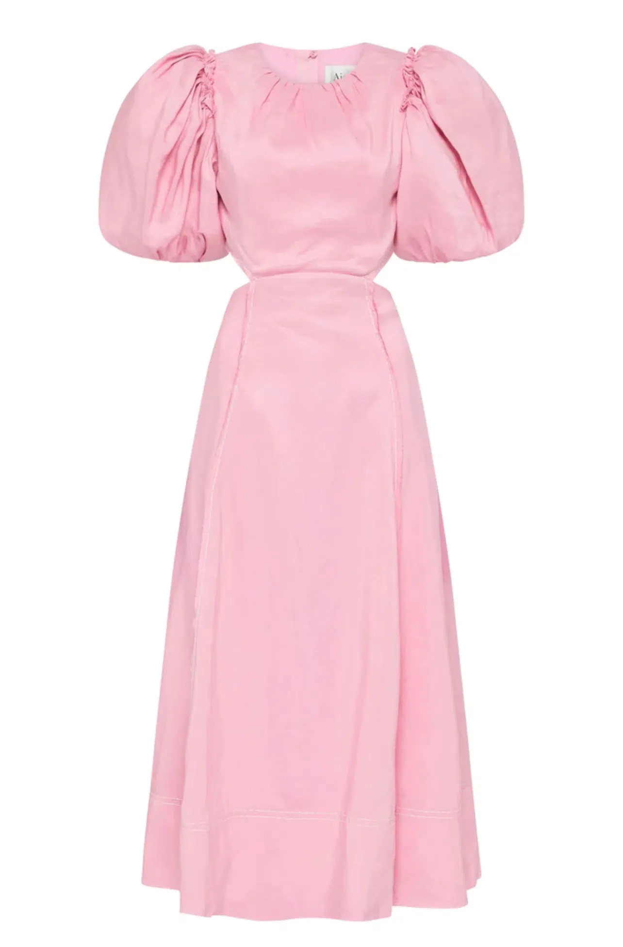 bronx and banco mademoiselle dress pink Bronx Banco Mademoiselle Midi Dress in Fuchsia
