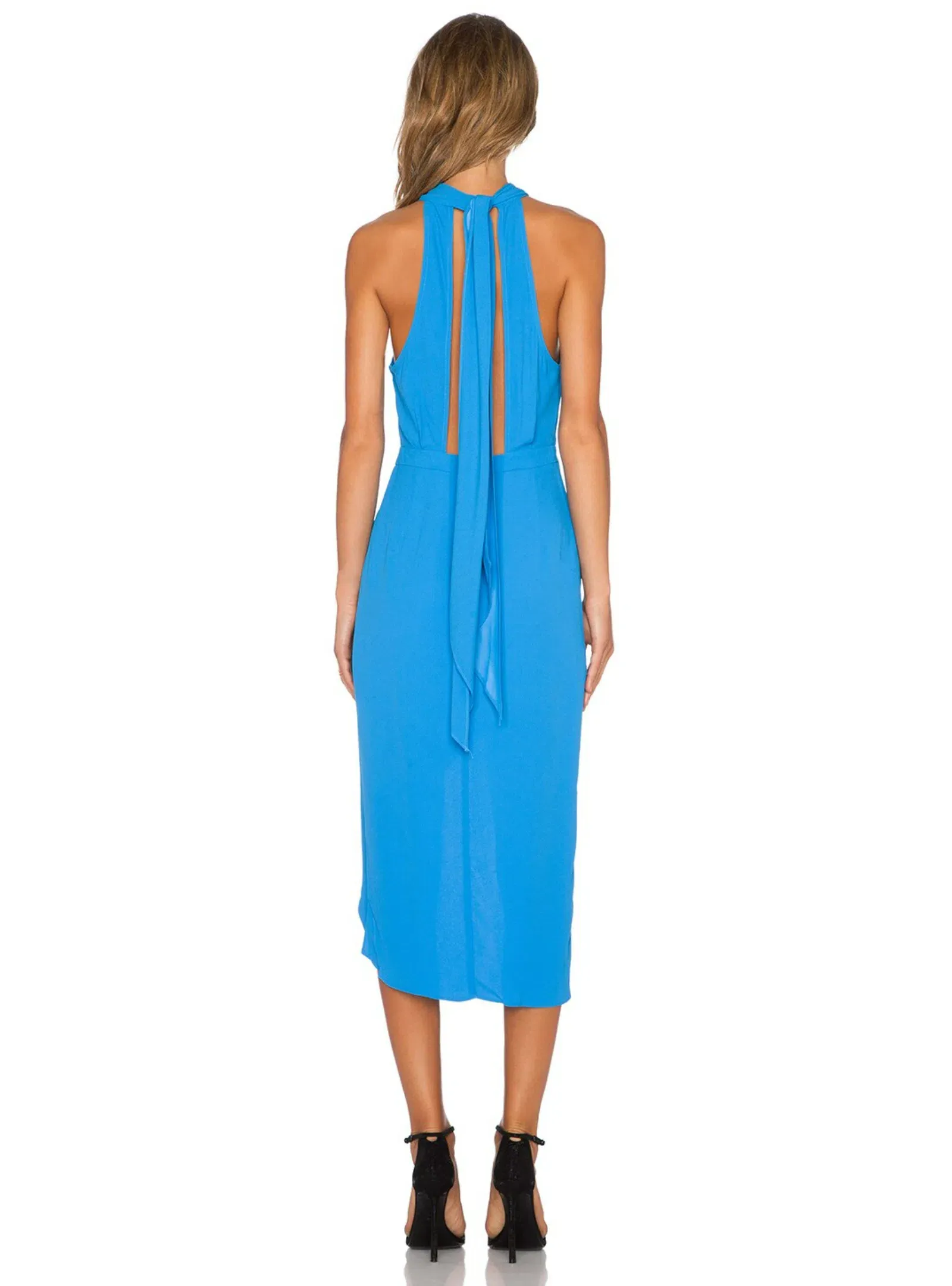 chinese dress ladies House Of CB 'MARCELLA' Ocean Blue Pleated Maxi Dress  THE DESIGNER HIRE  SPOT