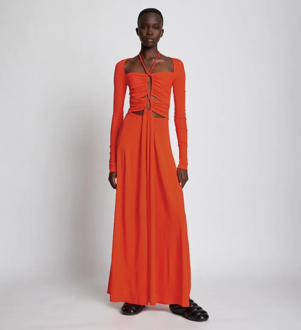 harper mesh maxi dress Ring Harper Maxi Dress - Black mesh