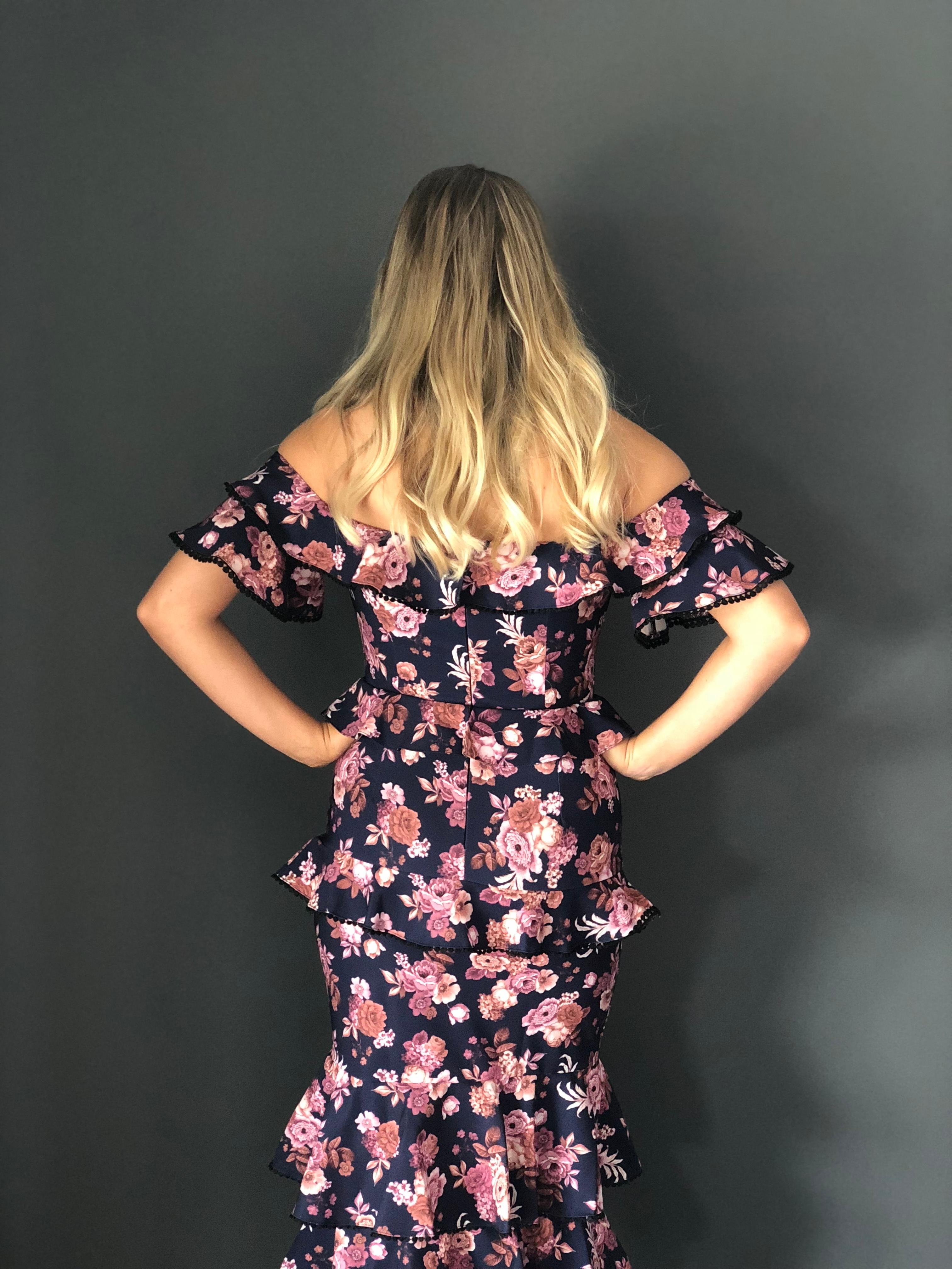 dress with two side splits
