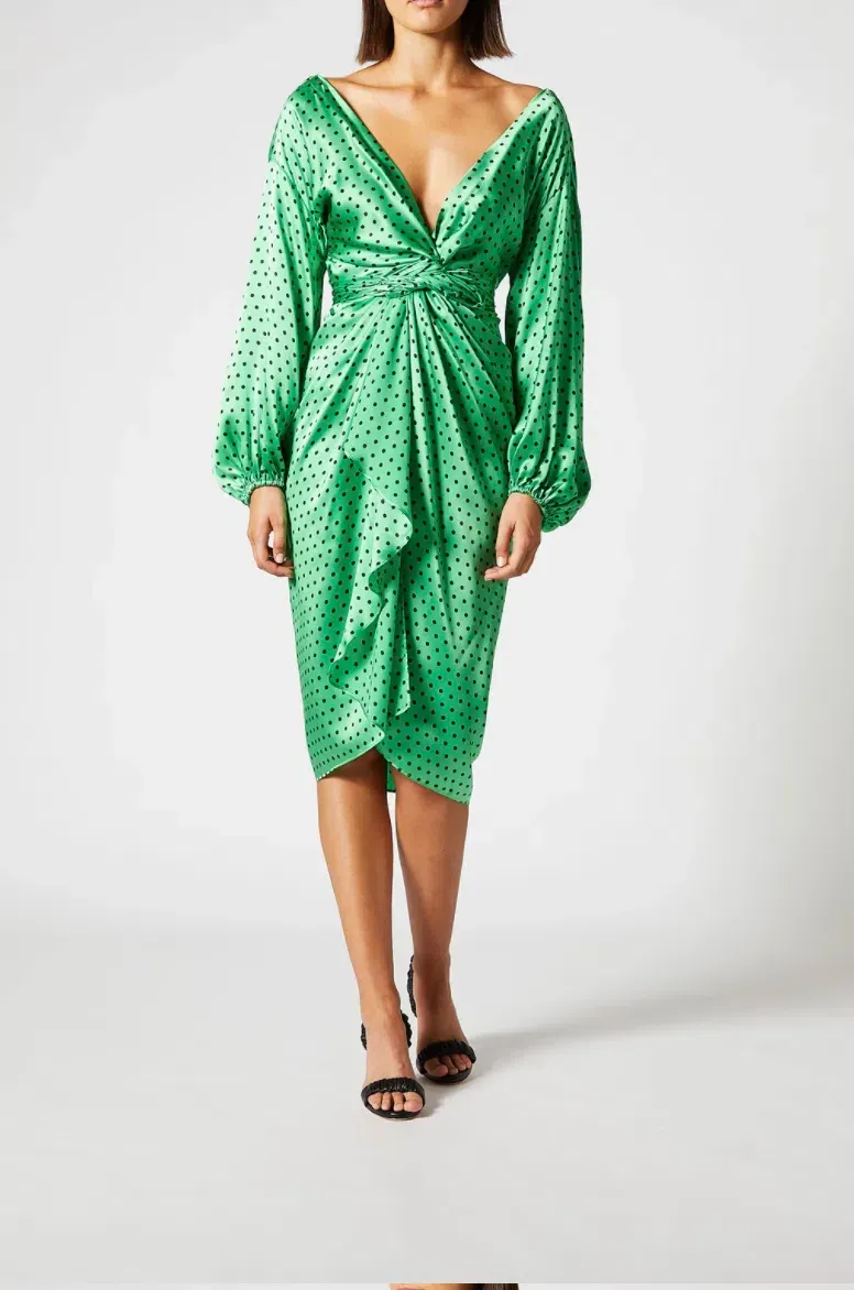 joelle forest lace midi dress Joelle Forest Lace Midi Dress