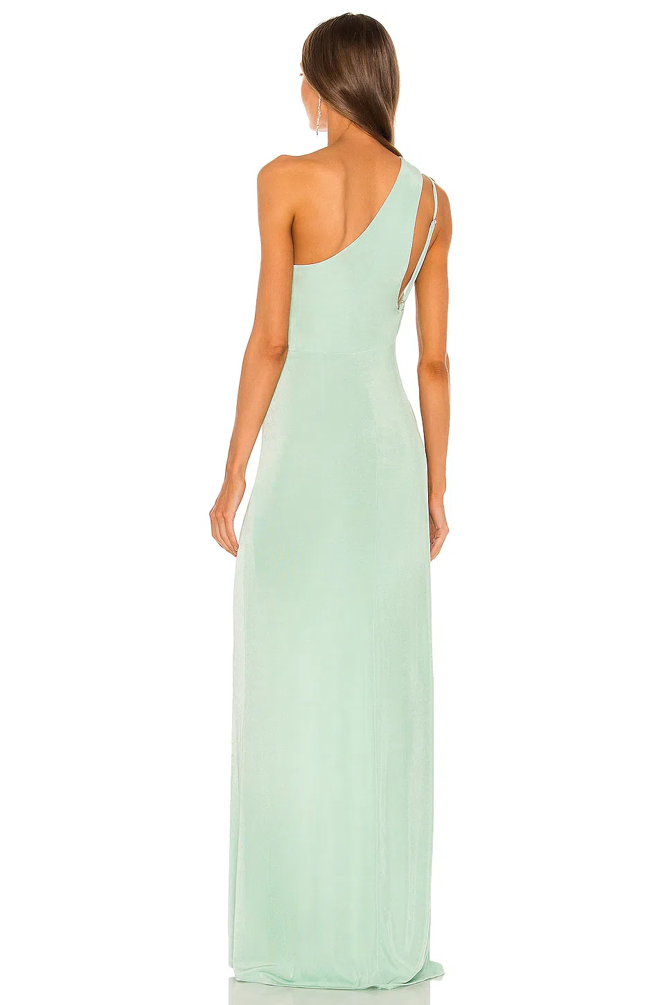 white christmas dresses Simone Cut Out One Shoulder Pink Maxi Dress - 4