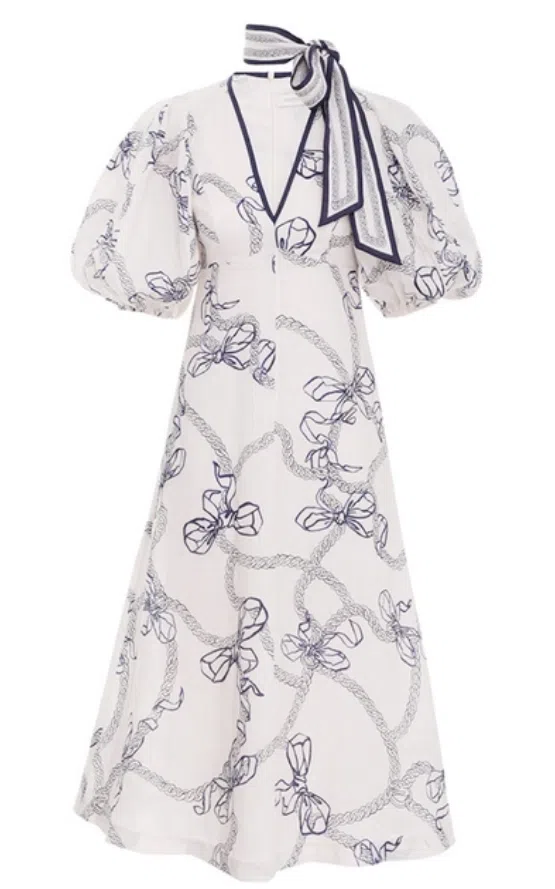 Zimmermann Day Midi Dress Print Size 1 / Au 10 | The Volte