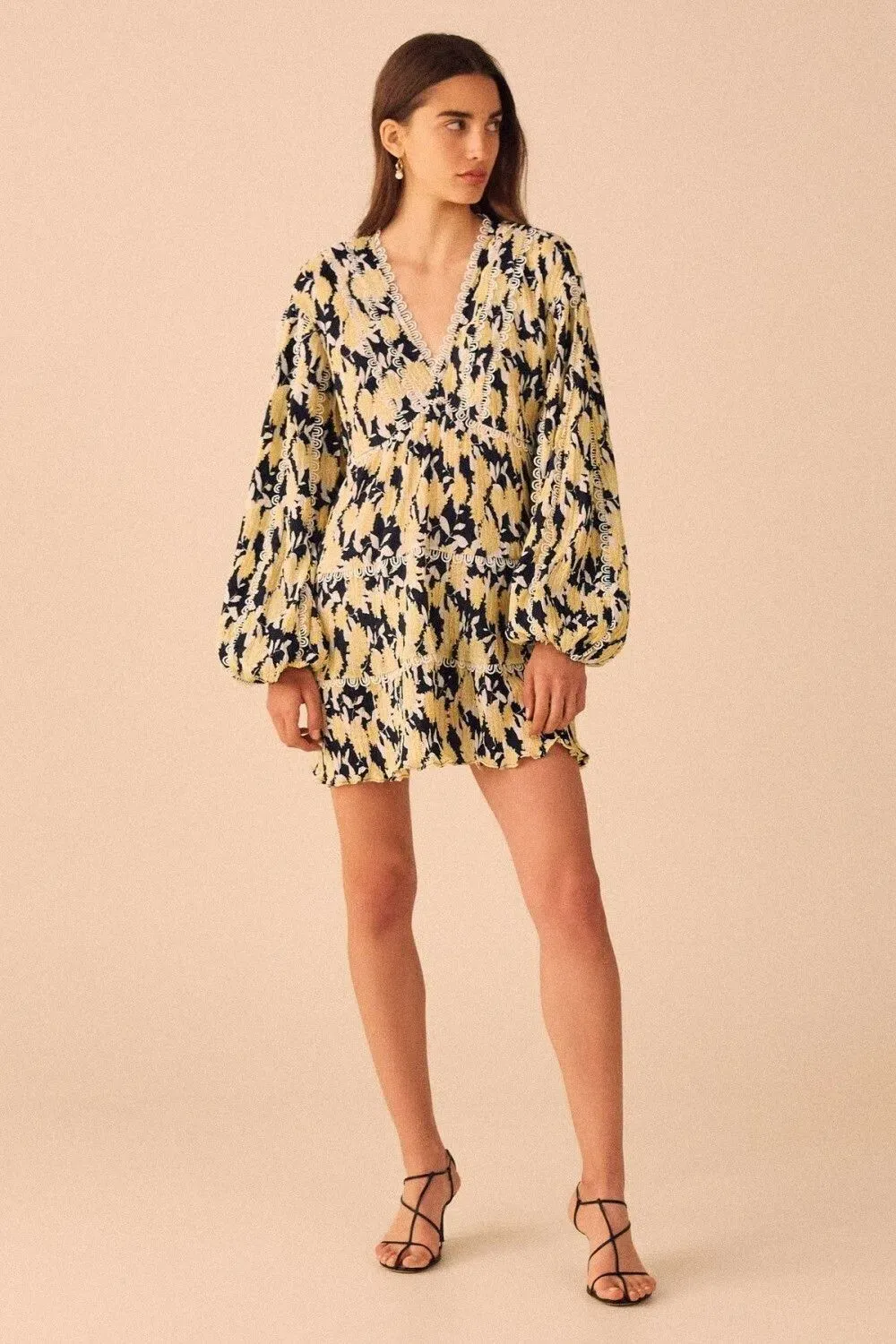 alemais avery spliced midi dress Almais Avery Spliced Midi Dress
