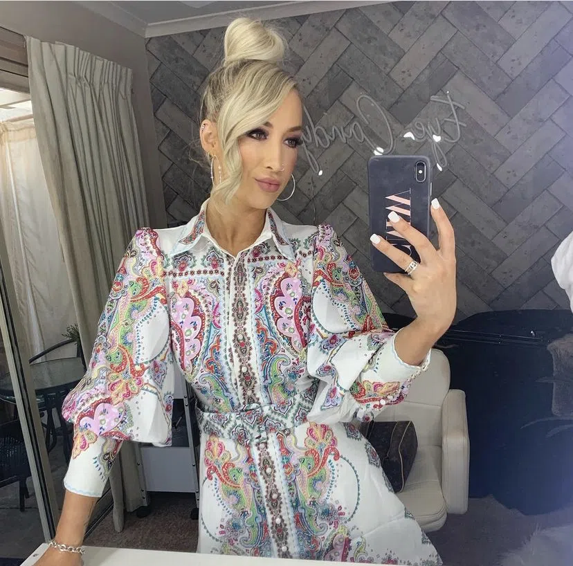 Zimmermann Ninety Six Shirt Dress Print Size The Volte