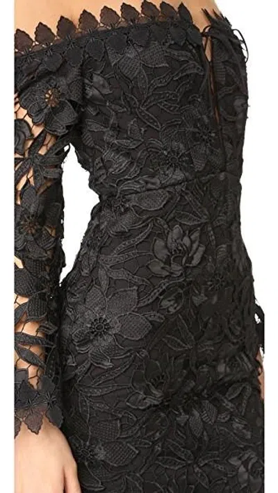 Nicholas Botanical Lace Cocktail Dress Black Size 6 | The Volte Nicholas Botanical Lace Cocktail Dress Black Size 6 | The Volte