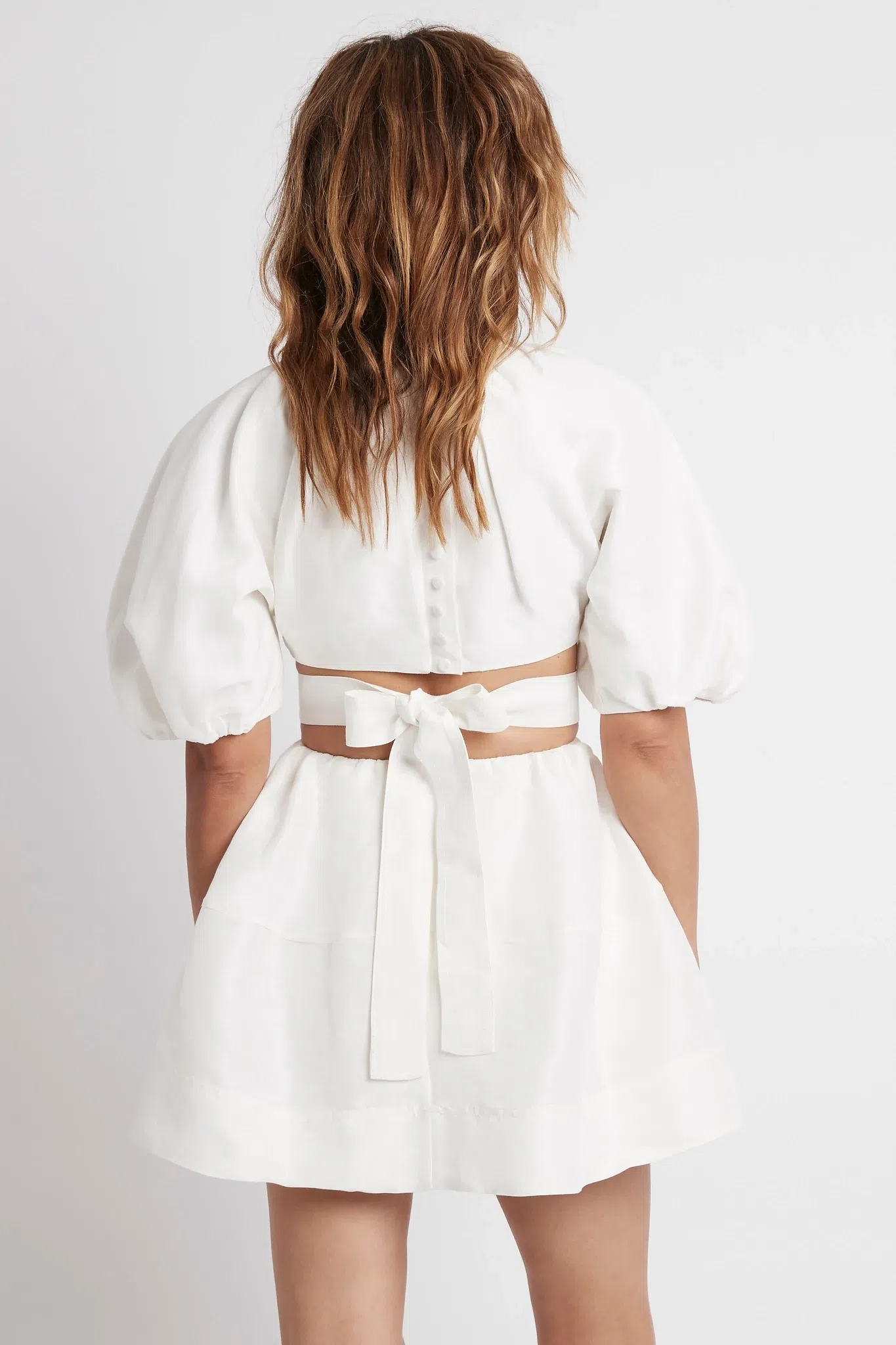 AJE Psychedelia Cut Out Mini Dress White Size 6 | The Volte AJE Psychedelia Cut Out Mini Dress White Size 6 | The Volte