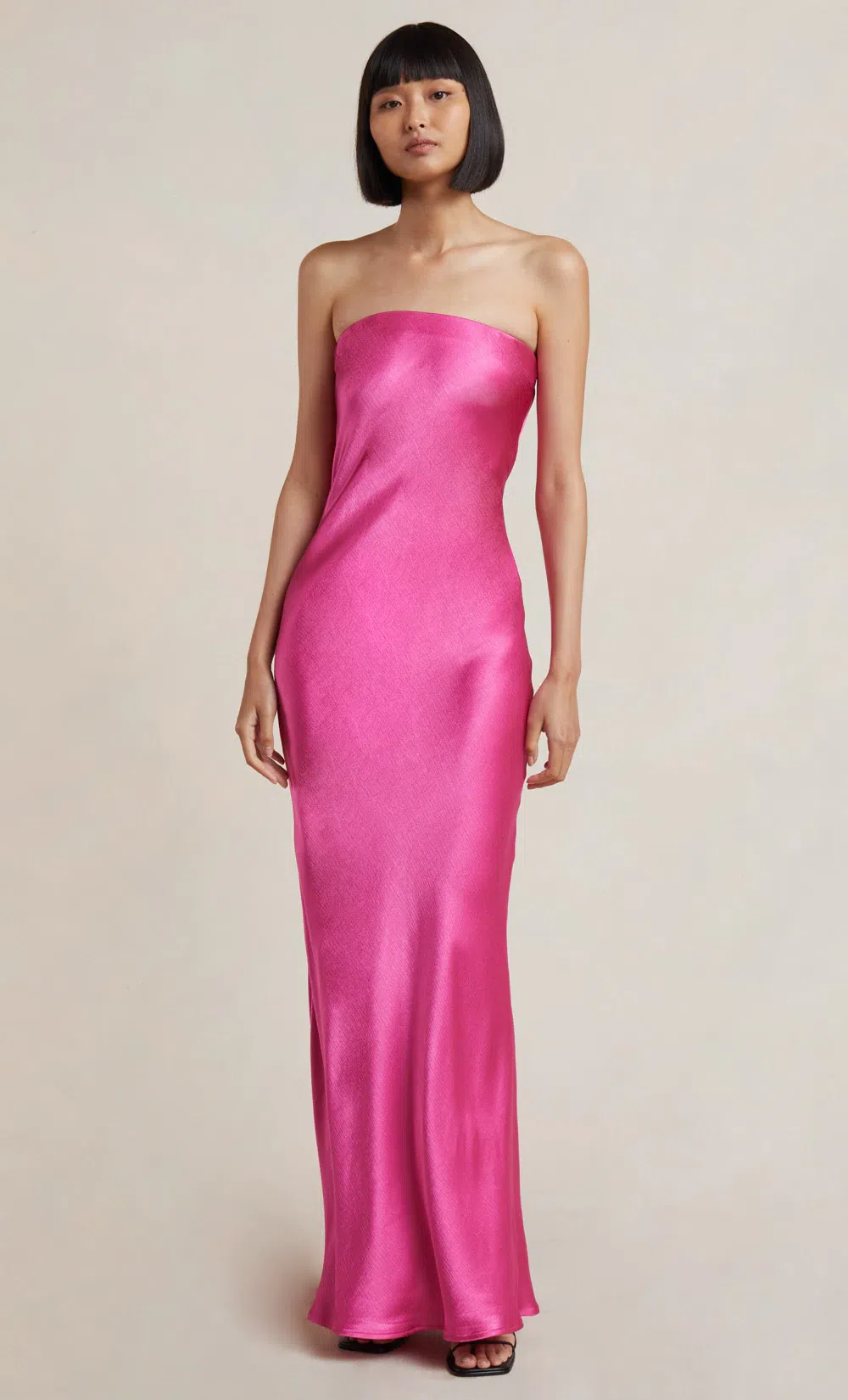 Bec & Bridge Moondance Midi Dress Deep Pink Size 8 | The Volte