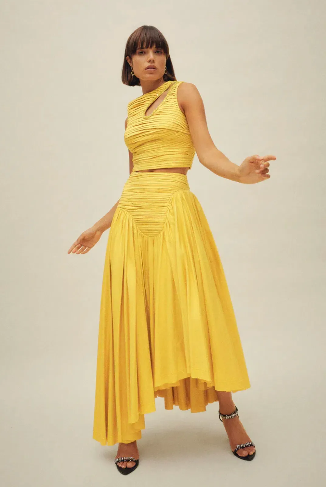 aje asymmetric dress Elara Asymmetrical Dress