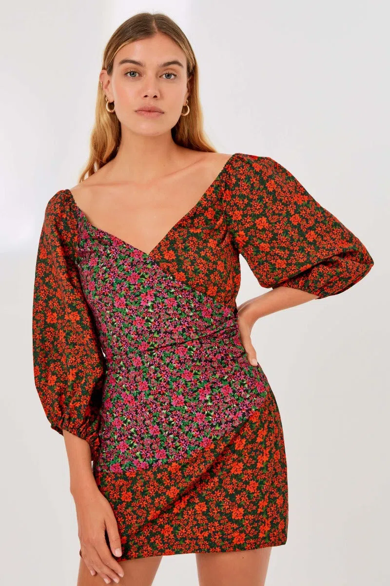 men embroidered mini dress ivory Show Me Your Mumu Jasmine Halter Mini Dress in Ivory