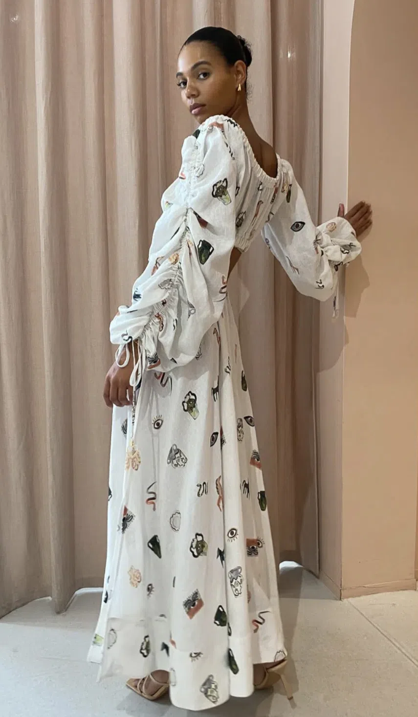 Alemais Hera Top & Skirt Set Print Size 14 | The Volte