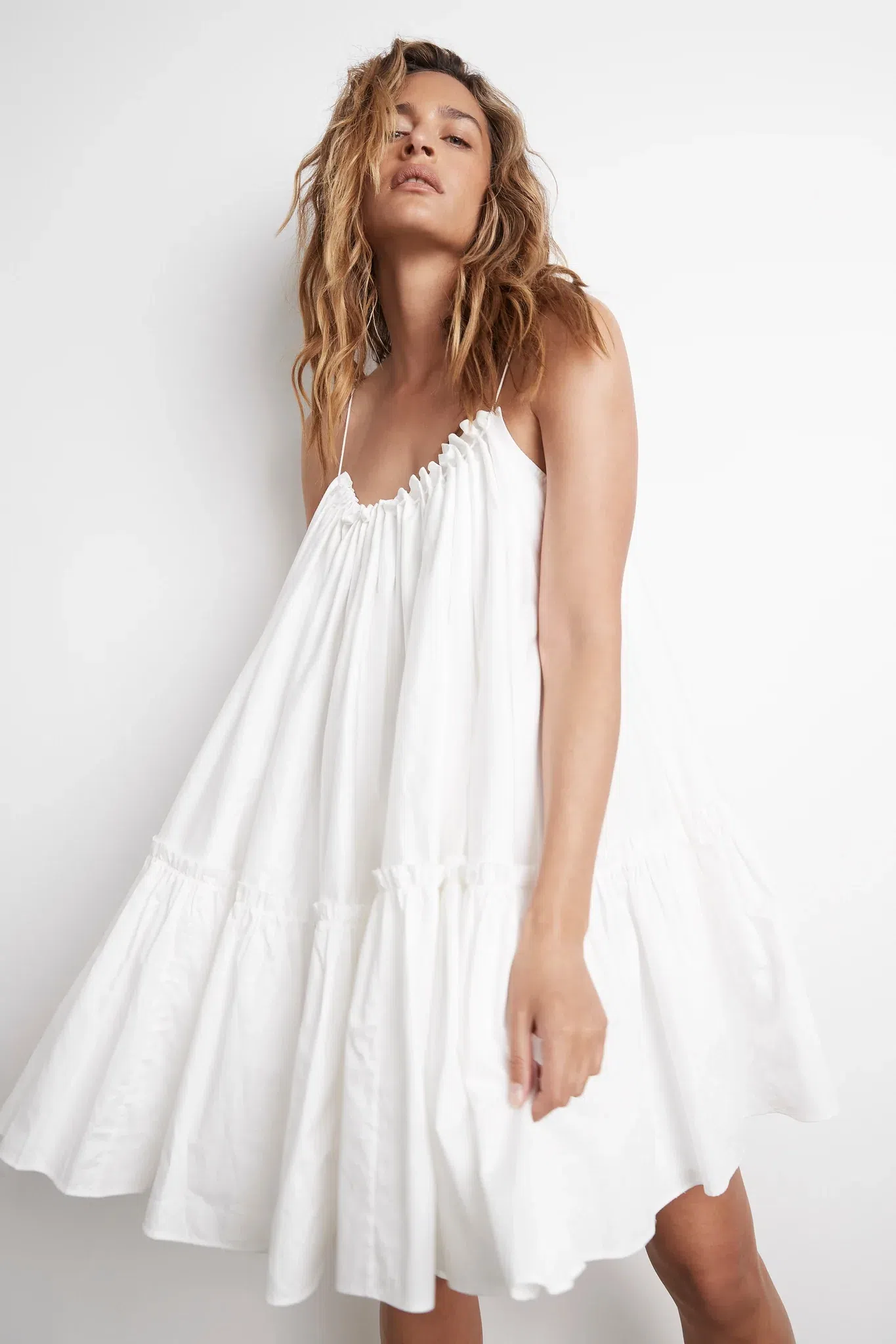 Aje Midsummer Swing Mini Dress Ivory Size 2 | The Volte