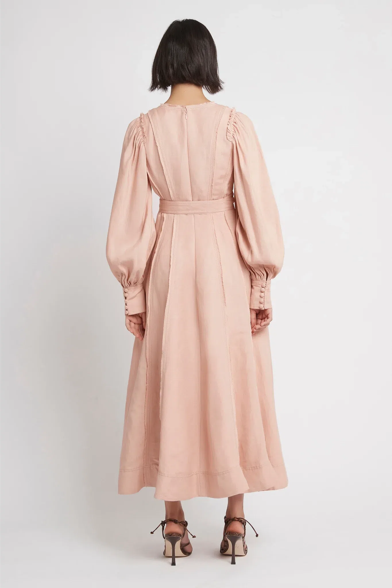 astr the label floral midi dress ASTR the Label Blythe Dress in Orange