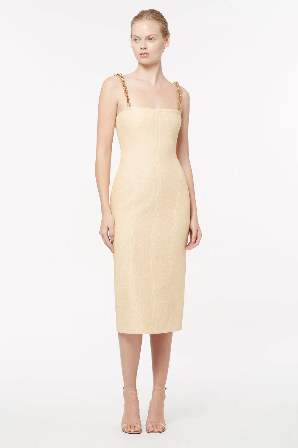 Manning Cartell Faded Glory Mini Dress w/ Chain Faded Blue