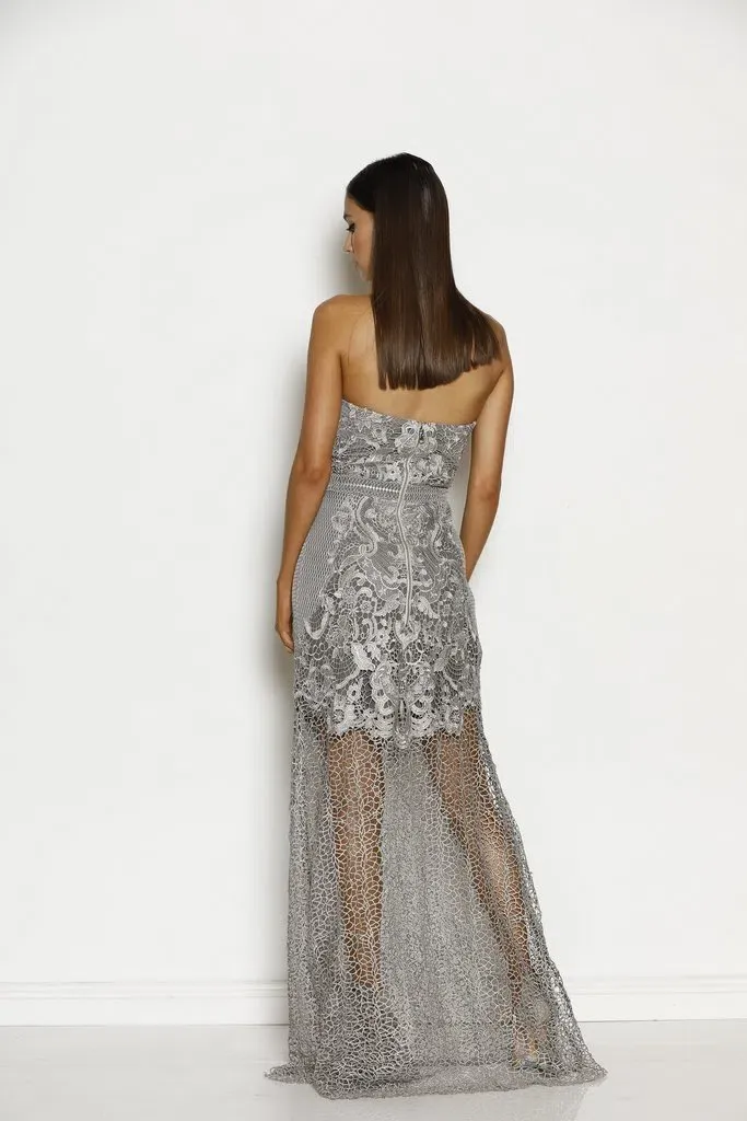 odd muse grey dress The Ultimate Muse Split Sleeve Mini Slate Size 14 Color_black
