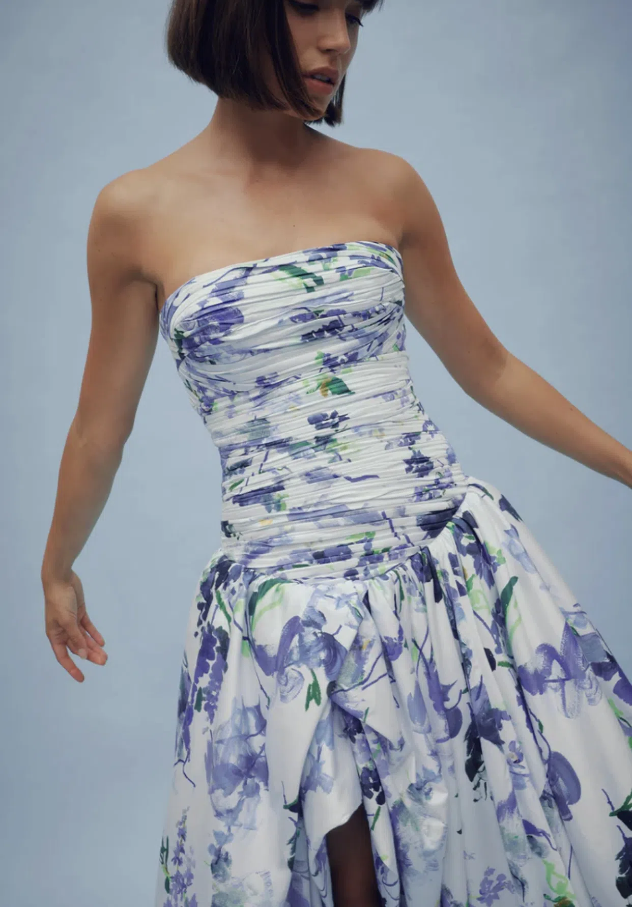 AJE Violette Bubble Hem Maxi Dress Lavenders of Provence Size 8