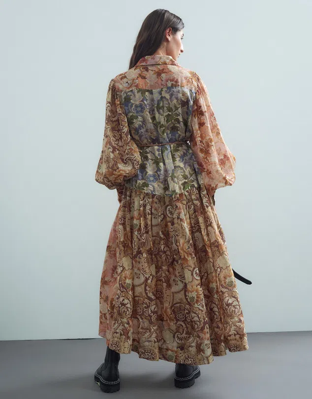 Alemais Phillipa Shirtdress Mix Floral Size 14 | The Volte