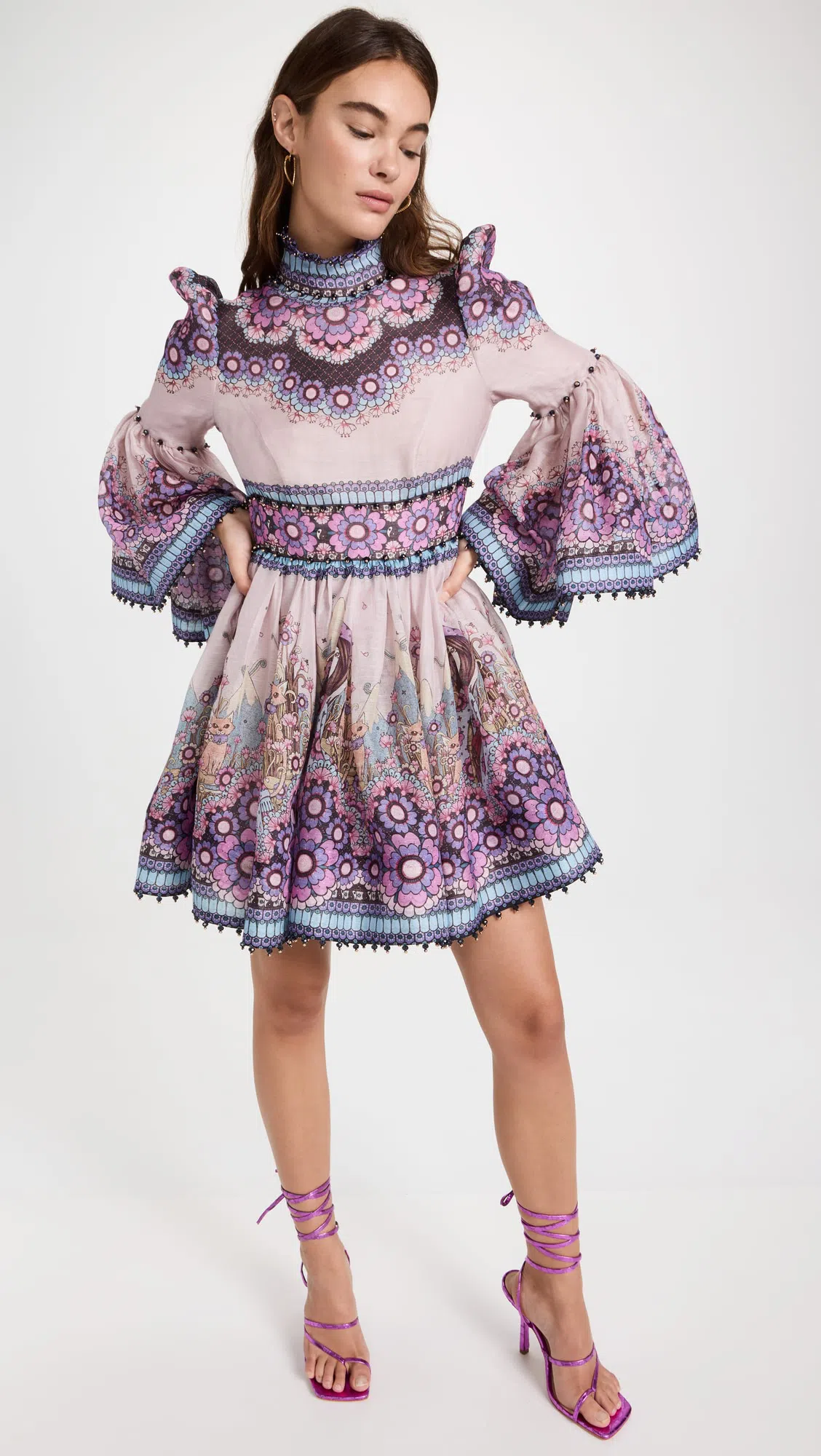 Zimmermann Cosmic Zodiac Mini Dress (For Hire) main image 1