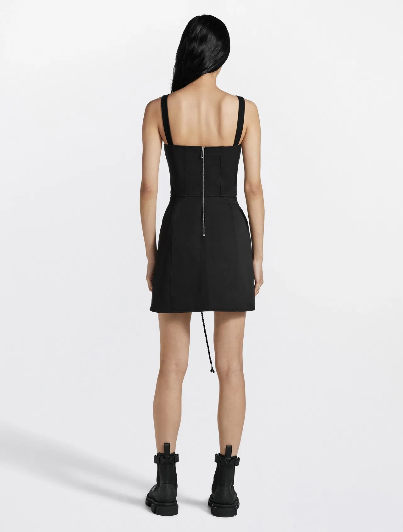 Dion Lee Laced Utility Corset Dress Black Size 8 / S | The Volte