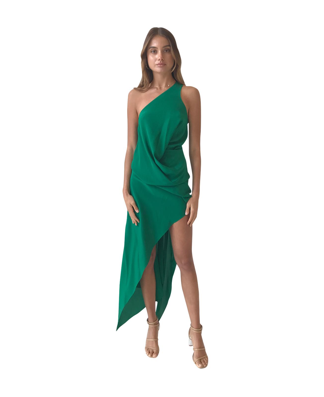 One Fell Swoop Philly Dress Fern Green Size 8 | The Volte