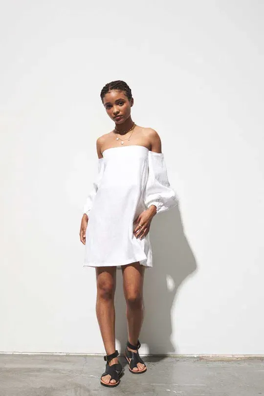 maurie and eve white one shoulder dress Maurie & Eve Womens After Midnight White One Shoulder Tie Front Dress Size 8