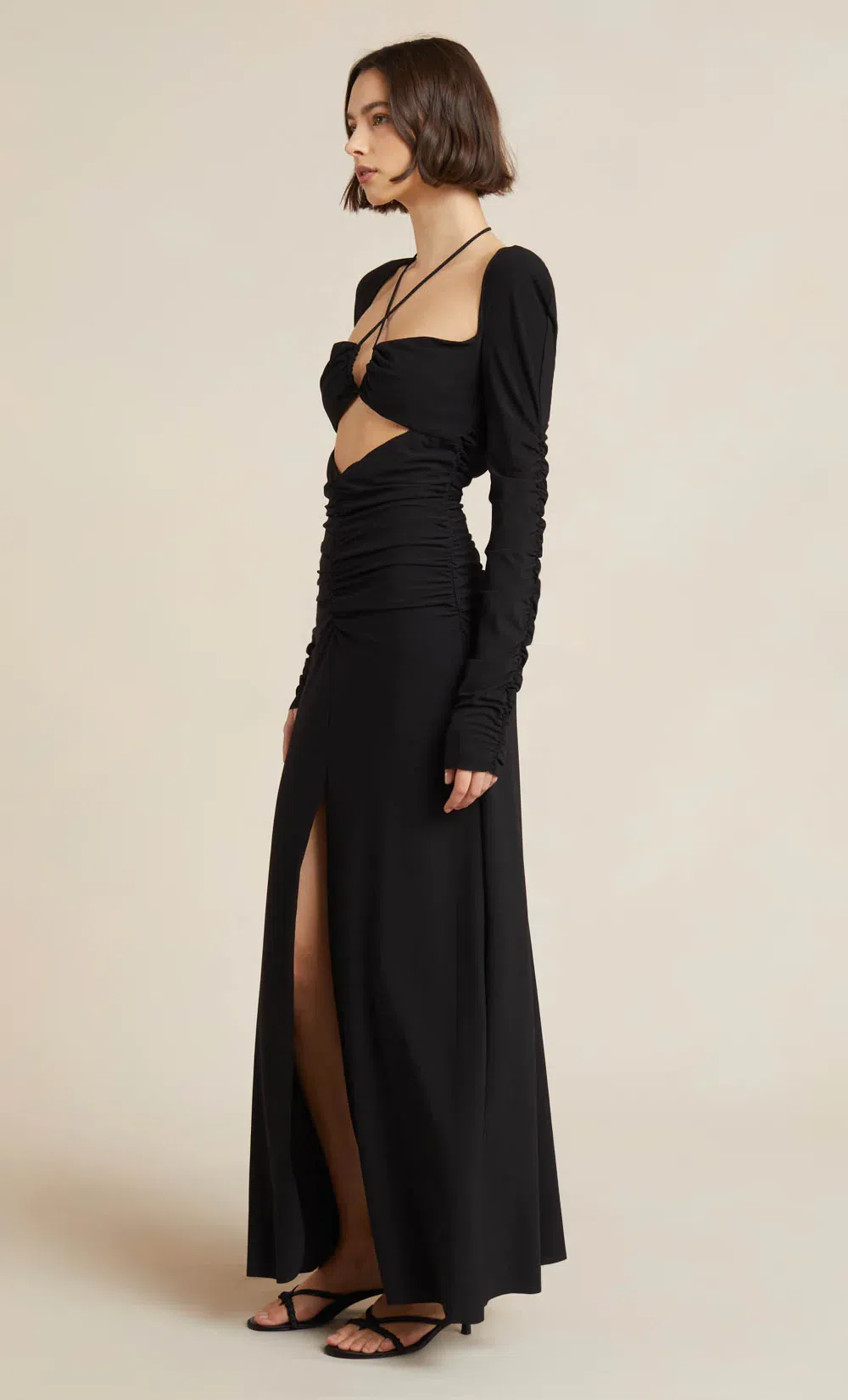 Bec & Bridge Adaline Long Sleeve Maxi Dress Black Size 8 | The Volte