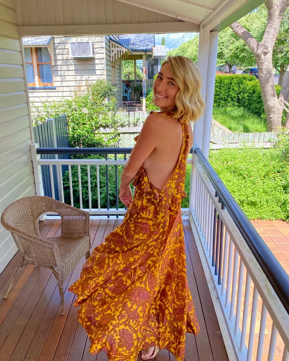 Zimmermann Tiggy Halter Long Dress Print Size 1 / Au 10 | The Volte Zimmermann Tiggy Halter Long Dress Print Size 1 / Au 10 | The Volte