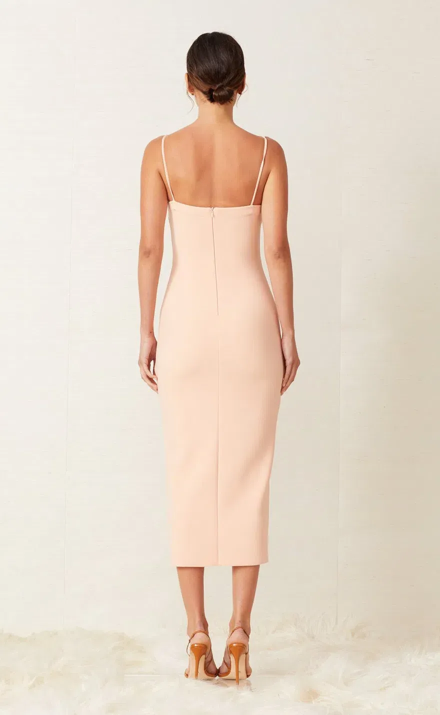 bec and bridge ruby midi dress peach bec and bridge ruby midi dress peach Marlice Silk Midi Dress in Orange Peach