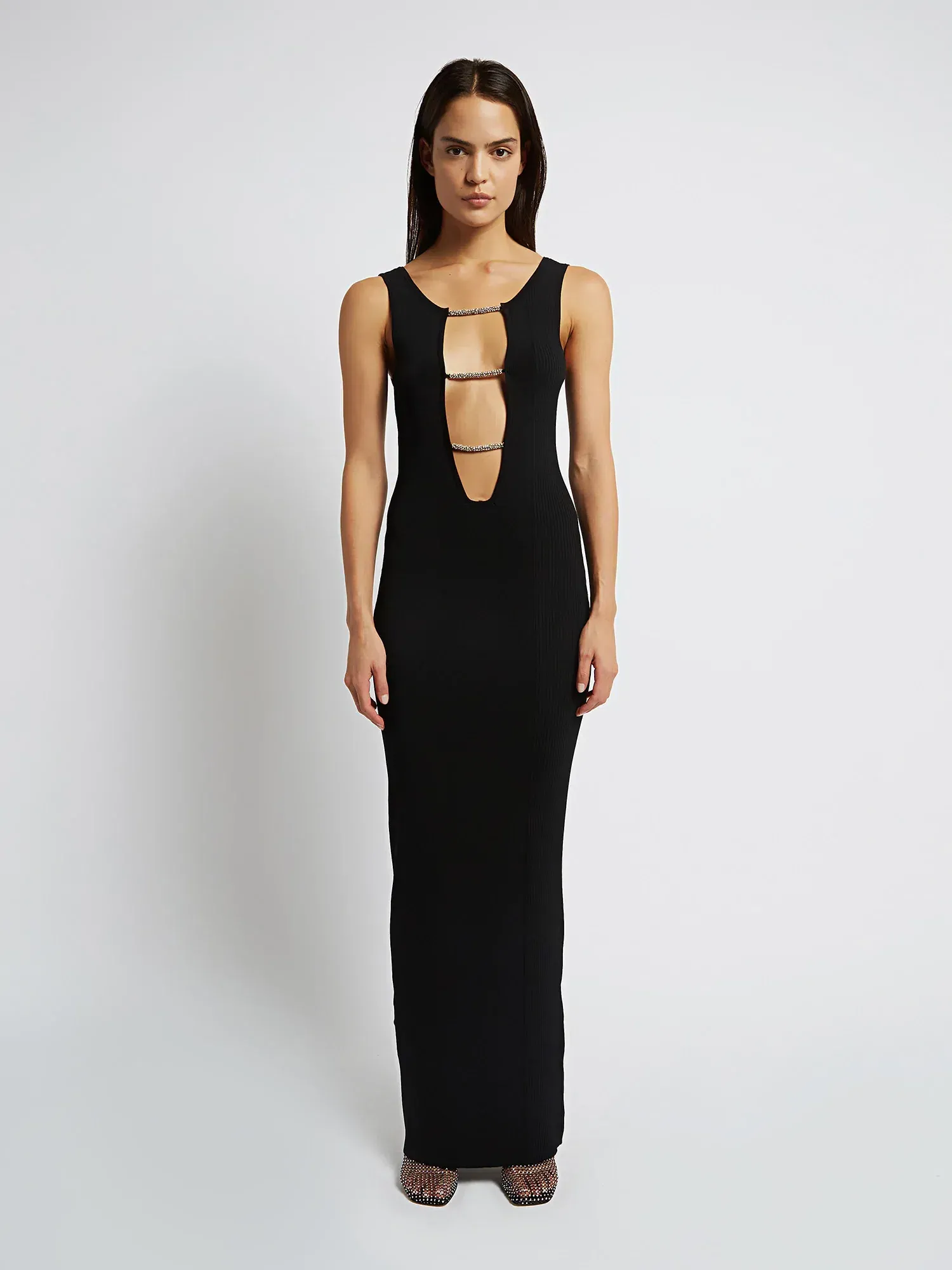 chinese dress ladies Violette Bubble Hem Maxi Dress | Black