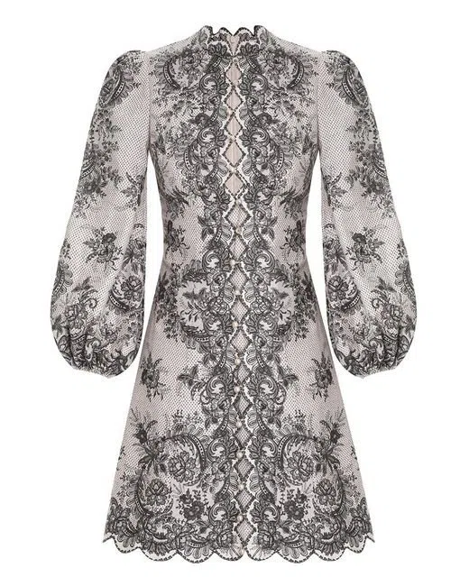zimmermann dancer tie neck mini