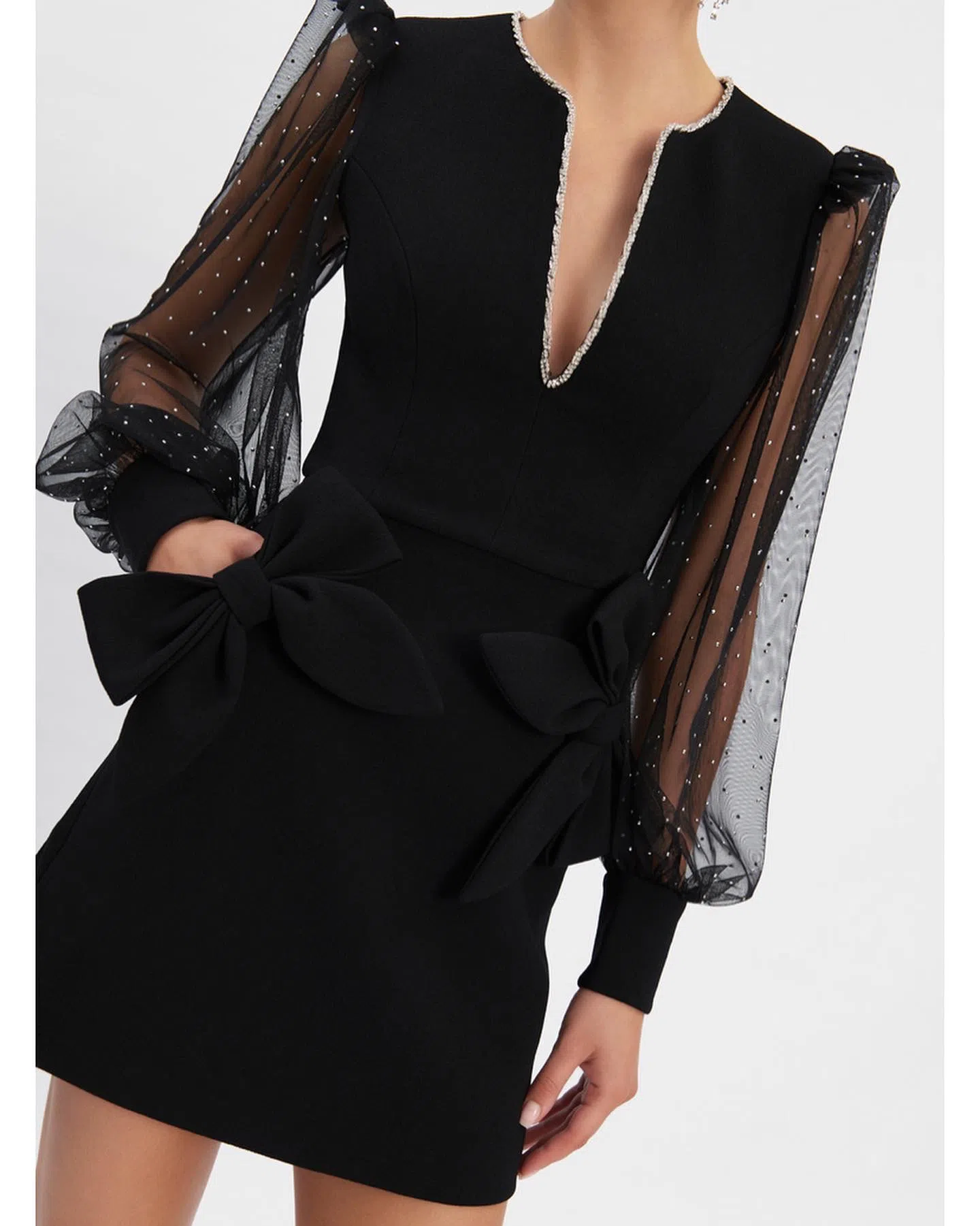 Rebecca Vallance Alyssa Mini Dress Black Size 8 | The Volte
