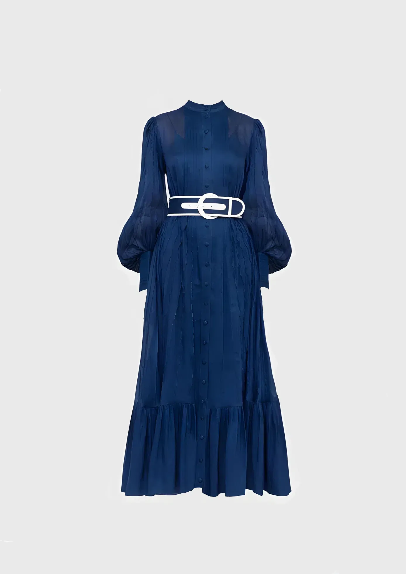 chinese dress ladies Leo Lin Eli Mini Dress - Rosebud Print in Navy