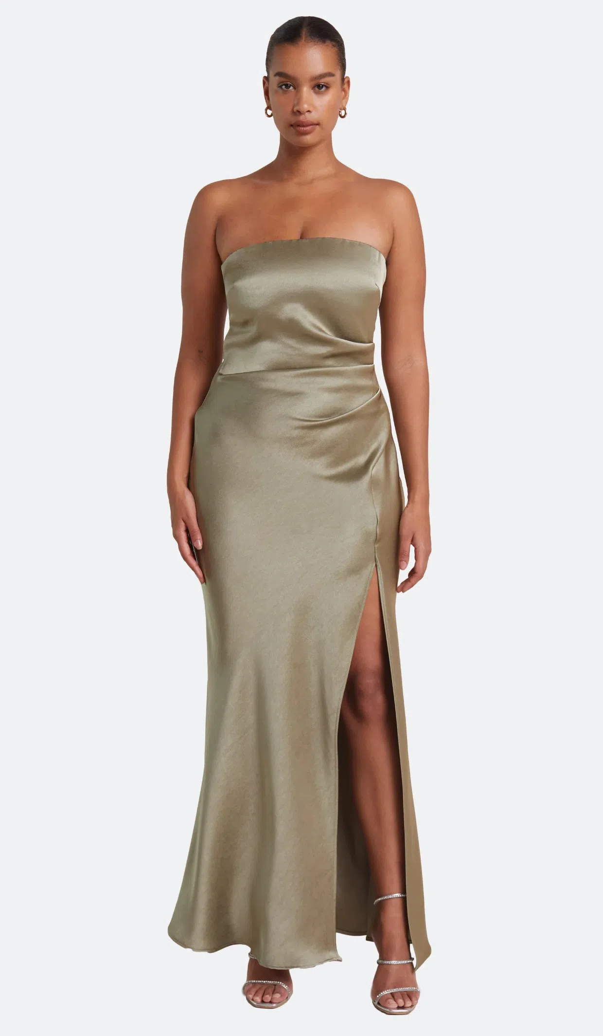 Aje Relic Beaded Midi Dress in Neptune Green Size 14 | The Volte
