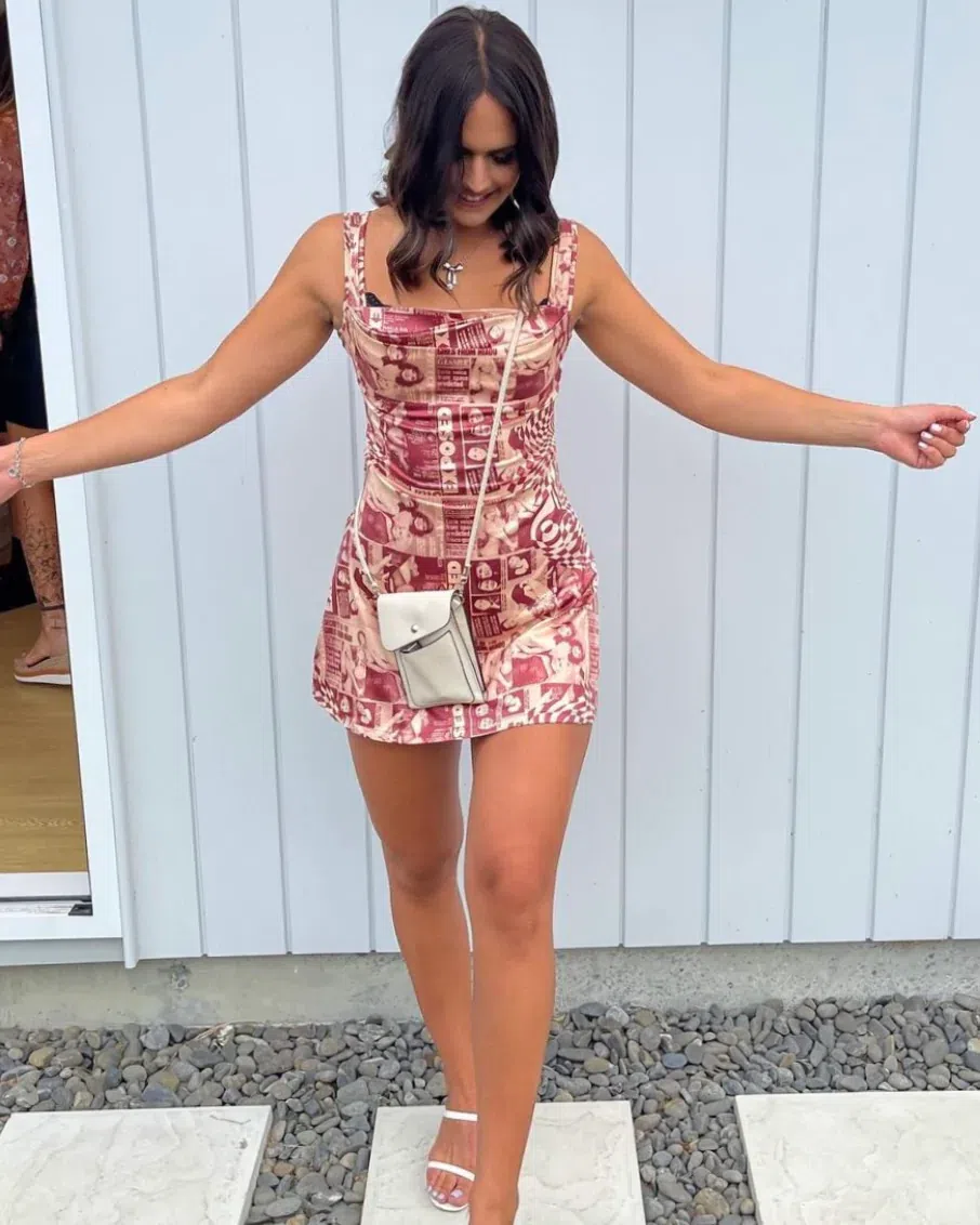 Miaou Wanted Ginger Mini Dress Print Size S/Au 8 | The Volte