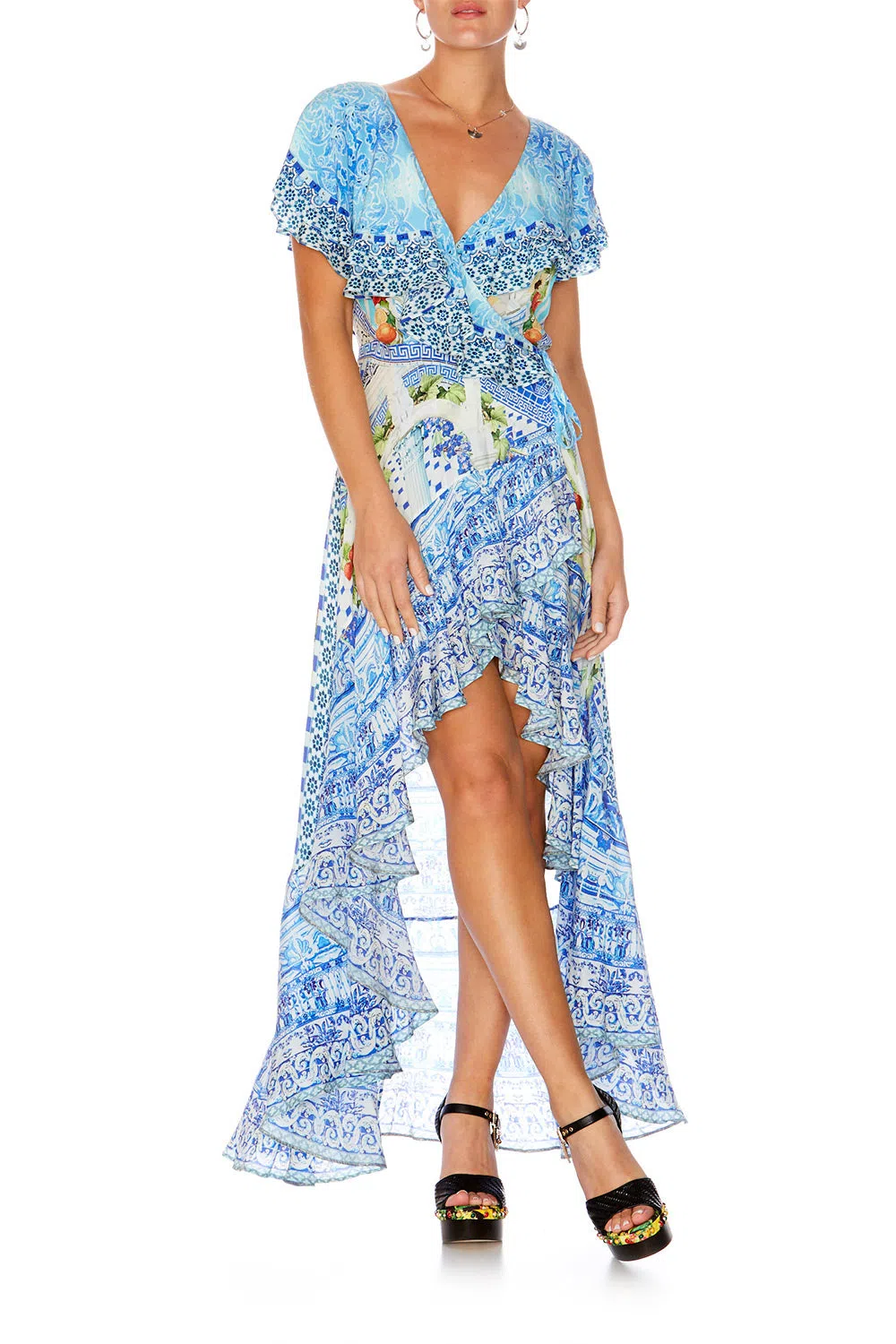 Camilla Frill Sleeve Long Dress A Night To Remember Size The Volte