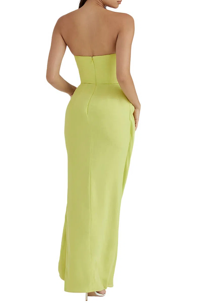 House of CB Adrienne Maxi Dress Green Size 8