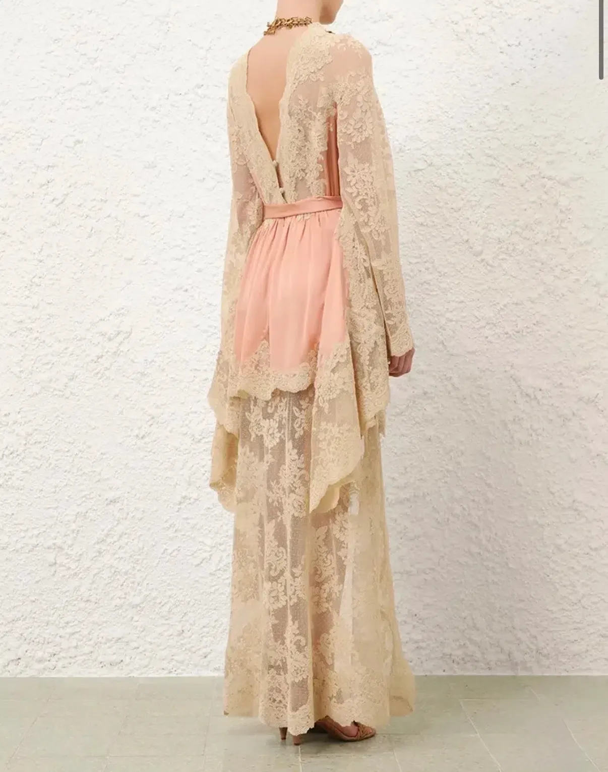 Zimmermann Hypnotic Satin Drape Dress Size 0 / Au 8 | The Volte