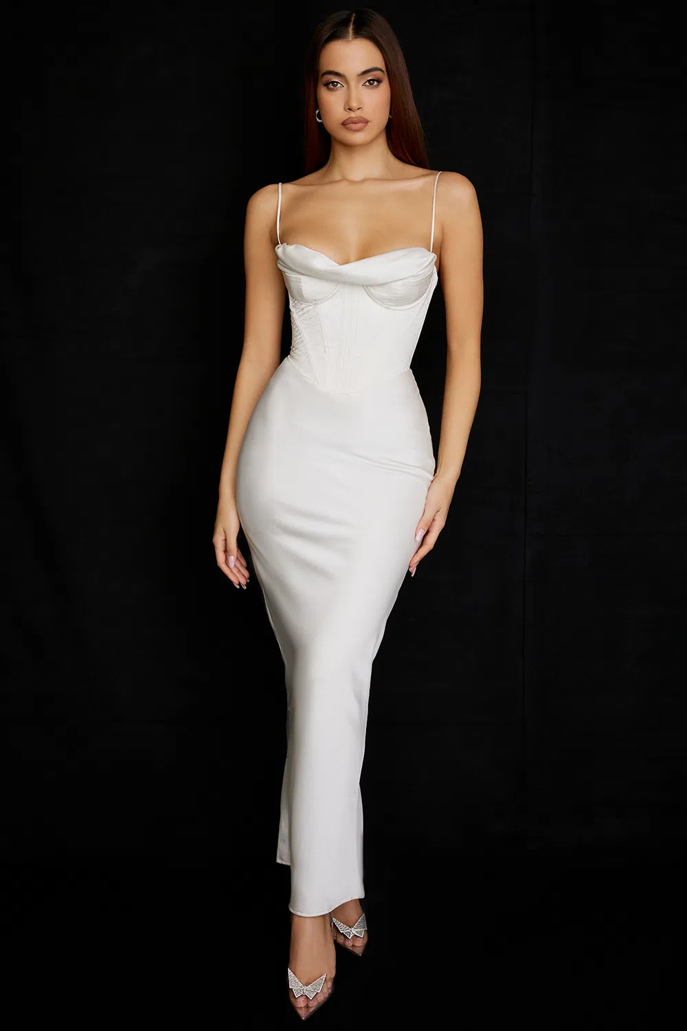 House of CB Charmaine Ivory Corset Maxi Dress White Size XS / Au 6 | The  Volte