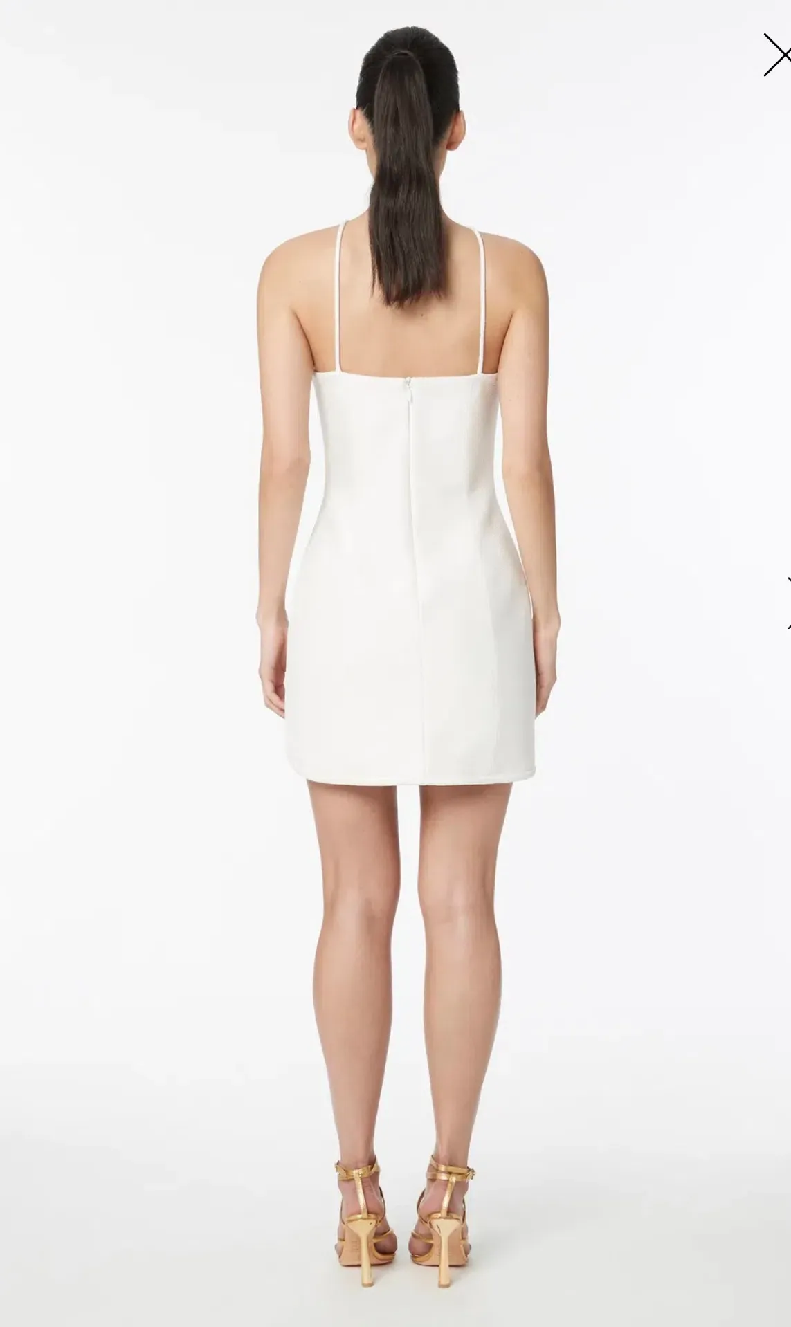 selena ivory satin ruffle strapless dress Clothing : Bodycon Dresses : 'Selena' Ivory Satin Ruffle Strapless Dress