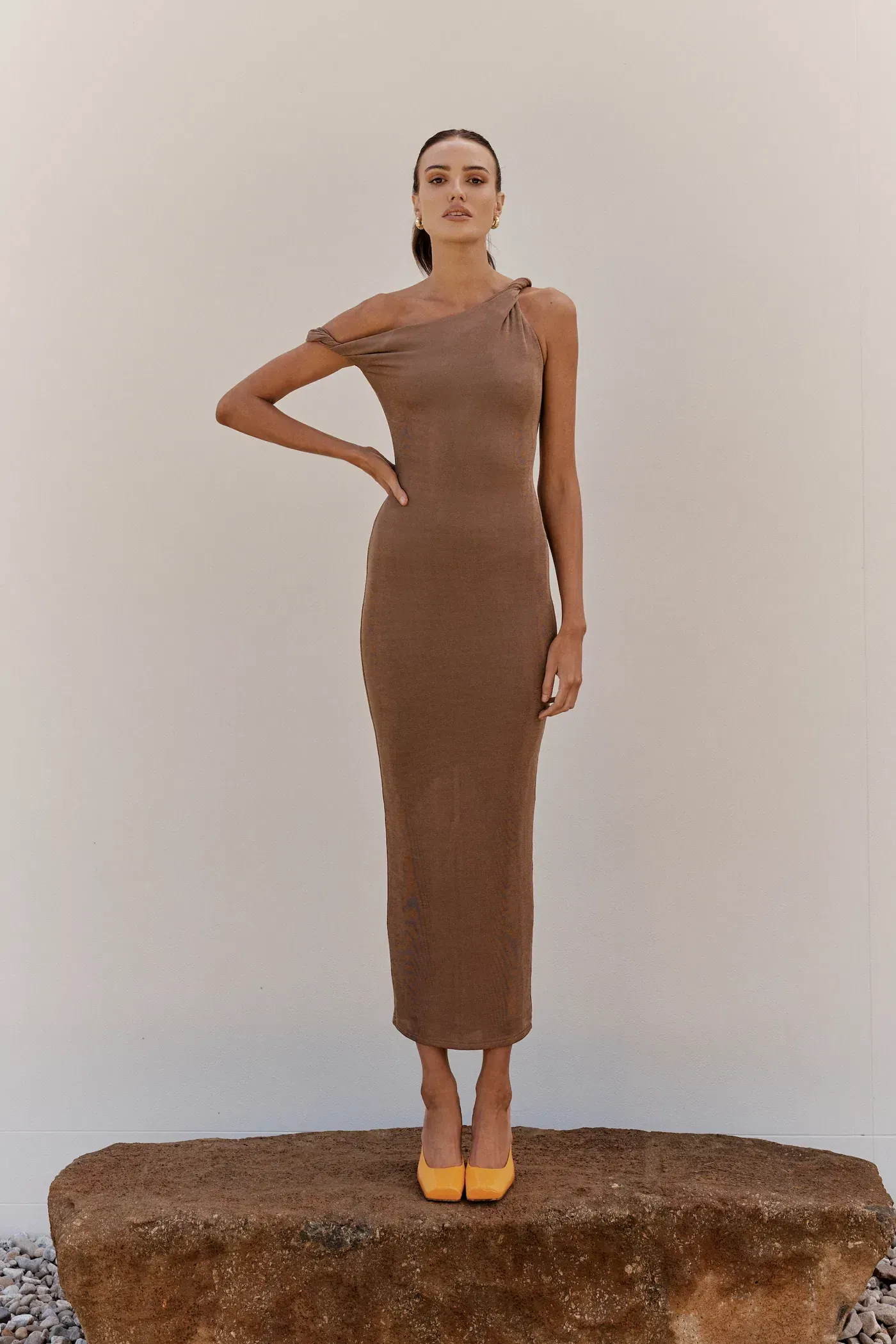 savoye linen tuxedo shirt dress Shona Joy