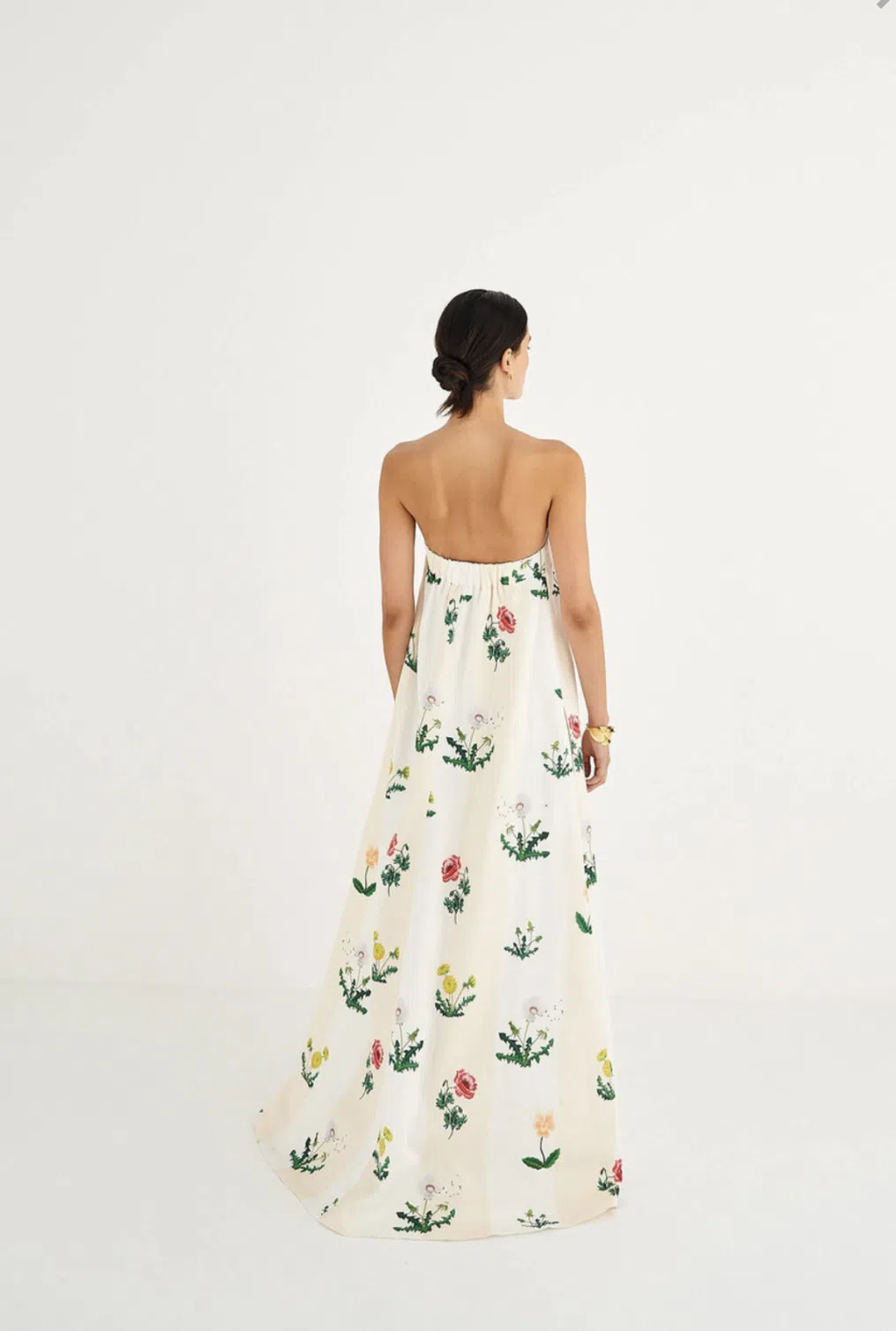 House of CB Belle Lace Off Shoulder Maxi Dress Vintage Cream Floral Size  Size +L / AU 14-16 | The Volte