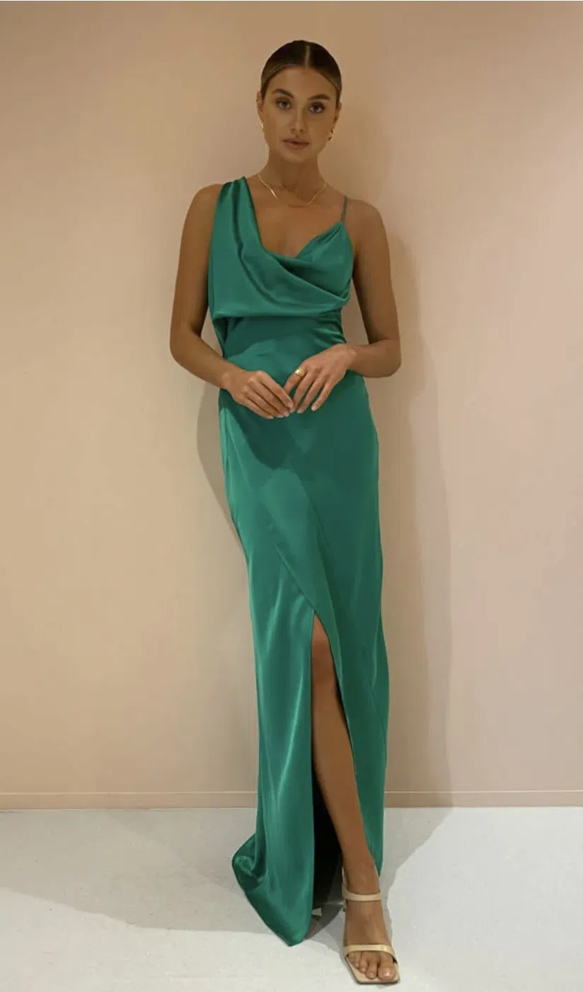 one fell swoop green dress ONE FELL SWOOP