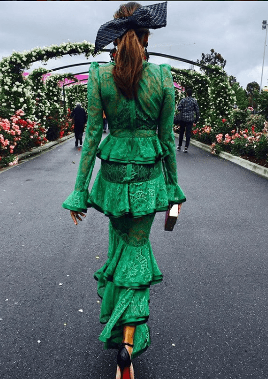 green emerald velvet dress Nicola Finetti Eliana Dress Emerald Green The Style Squad Dress Hire – the  style squad