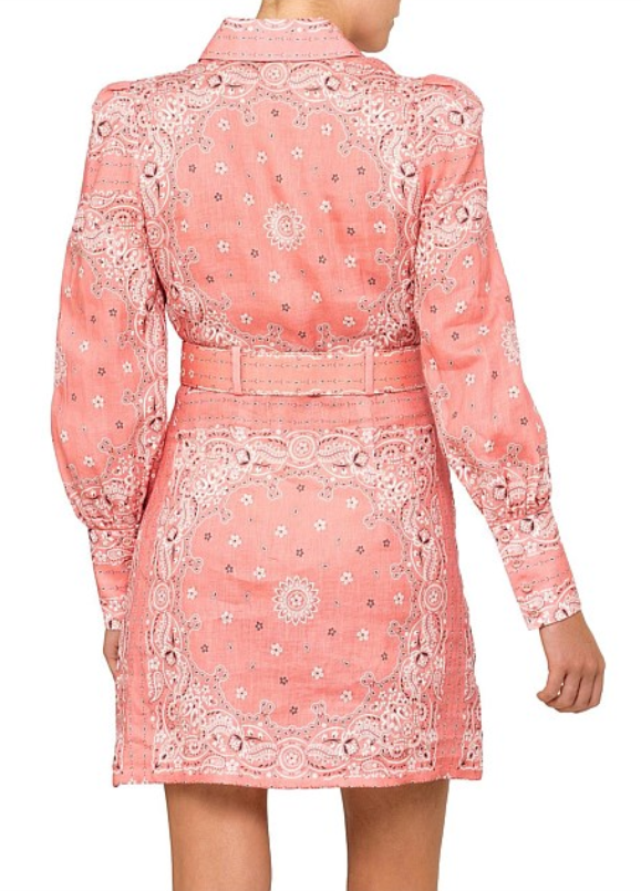 heathers bandana shirt dress Bandana Zimmermann Heathers Dress Discount Zimmermann Bandana Shirt Dress Store Zimmermann Heather