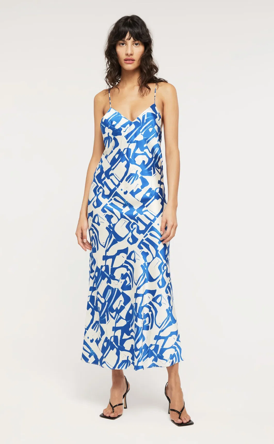 Gino Dress White/Blue