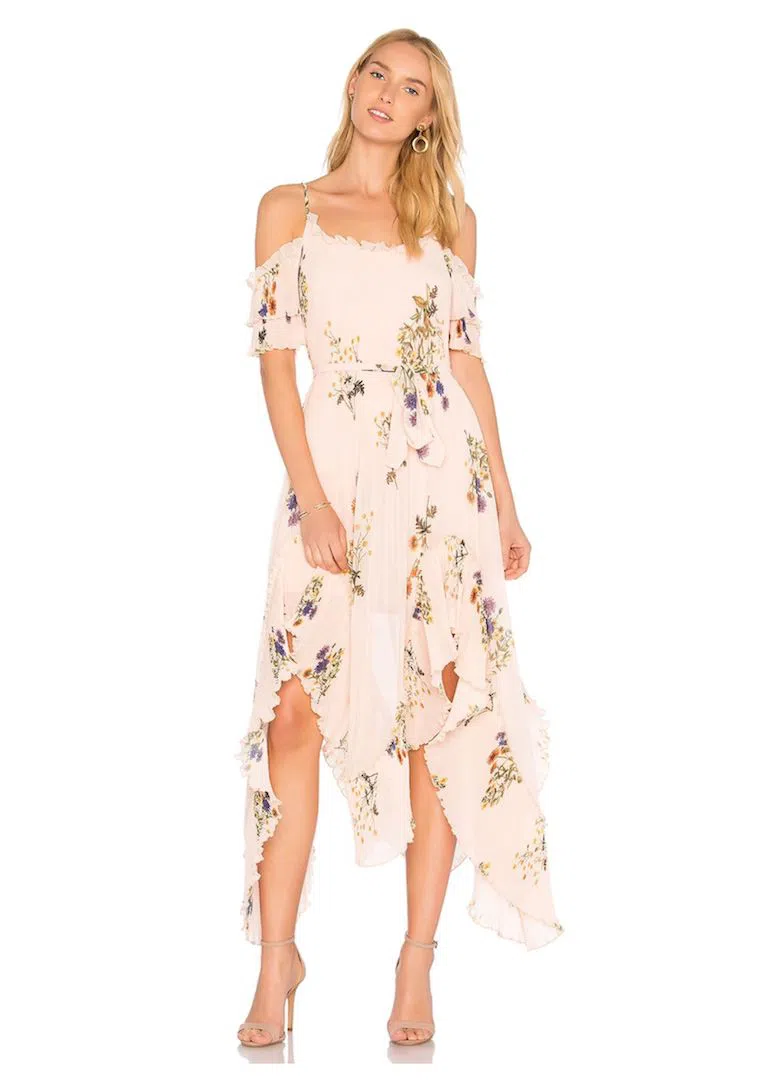 Aje Hybrid Midi Dress Pink Size 6 | The Volte
