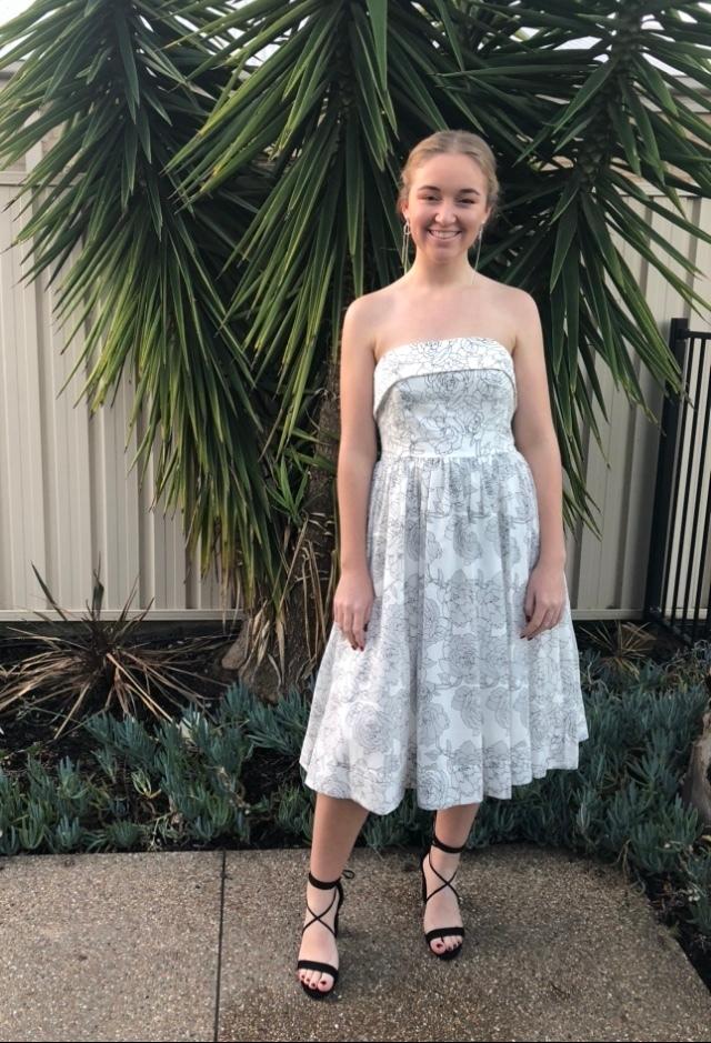 dress with snake print