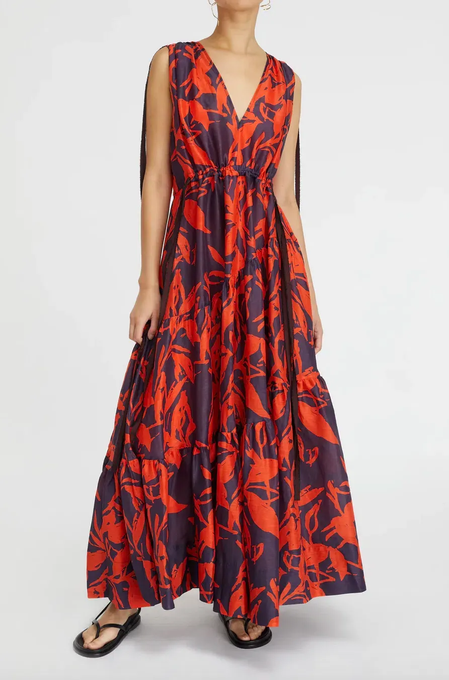 open lace back dress Shop the Clement Maxi Dress by Lee Mathews  Lee Mathews